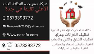 شركة صقر جدة للنظافة العامة والتعقيم ومكافحة الحشرات